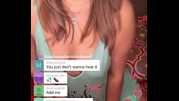 Preview 3 of Sani Lioni Bf Xxx Video Ful - Super Hot Blonde Teasing On Periscope