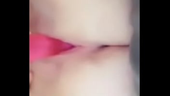 Preview 1 of Sali Leone - Wife playing with her pink pussy