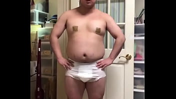 Preview 3 of Father Fotoshoot - 【素人撮影】男性　紙おむつ脱糞絶頂