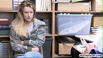 Preview 1 of Indian Vabi Homemade - Shoplifter Kate Kenzi agrees to what ever LP guy wants