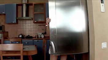 Preview 1 of Xxx Bp English - Horny housewife always has an extra sexy tool in her kitchen