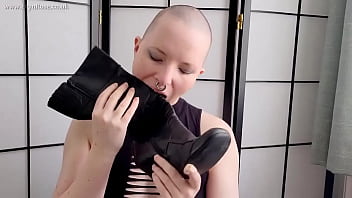 Preview 4 of Vintage Porn Yesilcam Meltem K - I love when custom video clients send me things to film with,  like this amazing collection of vintage leather boots!! ...