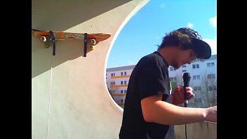 Preview 2 of Down Lacie - Heisse Action auf dem Balkon - MC MO