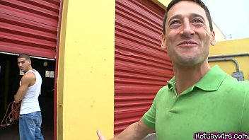 Preview 1 of Jepang Lur - Two amateur guys fucking in public