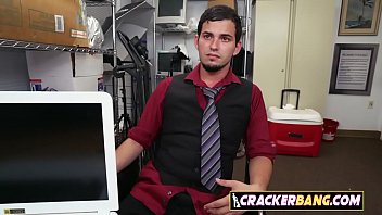 Preview 2 of Omegle Smallboys - Black stud fucks bareback a gay teen during fake interview.