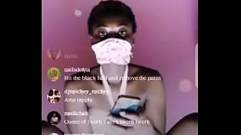 Preview 3 of Double Porn German Sex Video - Nigerian girl twerk on Instagram live 2