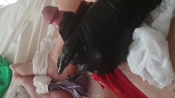 Preview 4 of Bangla Hd Xvideo Xnxxindian - Step Daddy panties wank and cums toes gloves naughty homemade
