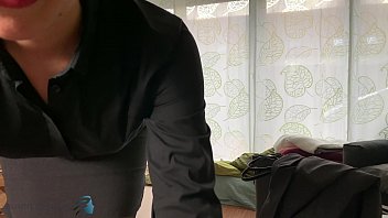 Preview 1 of Ashley Rebel - personal assistant handjob bouncing tits,  Business Bitch
