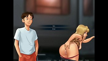 Preview 4 of White Lingerie Fucking - Cutting porn from the game Summertime Saga vol.6
