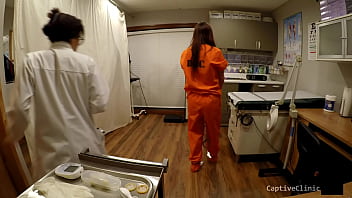 Preview 1 of Q Rica Esta Mi Hija - Private Prison Caught Using Inmates For Medical Testing &amp_ Experiments - Hidden Video! Watch As Inmate Is Used &amp_ Humiliated By Team Of Doctors - Donna Leigh - Orgasm Research Inc Prison Edition Part 1 of 19 Reup