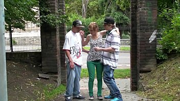 Preview 1 of Dare Dorm Bed Buddies - A cute teen girl Alexis Crystal in public threesome