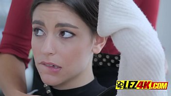 Preview 2 of C Xxx Video Player - Big titty MILF is fingering this horny teen&#039_s wet pussy.