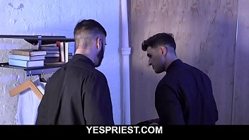 Preview 1 of Shannon Tweed Lesbian - Teen boy tag teamed by sexual deviant priests in gay threesome