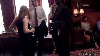 Preview 2 of Kiss Romantic Xxx Fuck - Submissive sluts are fucked in party