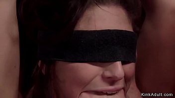 Preview 2 of Masturbation Spanner - Brunette beauty anal fucked in bondage