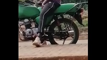 Preview 4 of Gabriella Paltrova Phone Fuck - Leaked Kenyan boda boda man mustabating in public