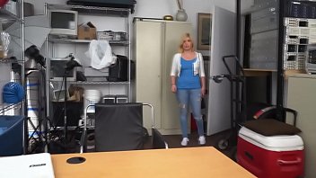 Preview 1 of Holland Celebrity - Fake black agent is receiving a blowjob from a petite blonde teen in his office.