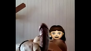 Preview 4 of Glow Stick Fat Hd - Jenny Travesti Gozando gostoso