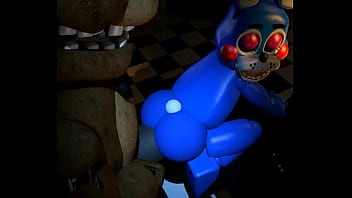 Preview 4 of Mom Dad Xxnxx - Toy Bonnie Gets Dominated by Withered Freddy