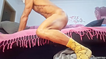 Preview 2 of Sunny Leone Sex Bangladesh Baro - Big Cock Humps Toy&#039_s Ass,  Intense Moan and Cum Explosion with Ass Fingering