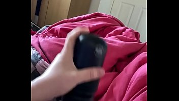 Preview 2 of Muscle Talk - Wanking with my flashlight had a big cumshot at the end
