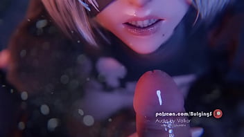 Preview 3 of Pene En Chichis - Yorha 2B blowjob