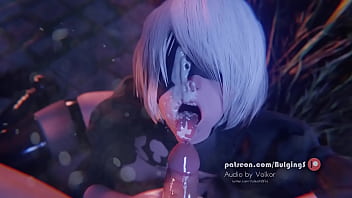 Preview 4 of Pene En Chichis - Yorha 2B blowjob