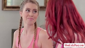 Preview 1 of We Voice - Stepmom lets her stepdaughter tastes her pussy