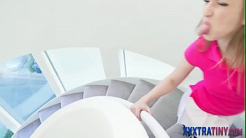 Preview 1 of Dowload Sexi Poren Video - Tiny blonde teen gobbles big dick