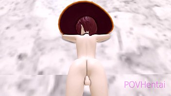 Preview 2 of Big Sex Guy Fucks Hidden Cam - KonoSuba Megumin  BJ Cowgirl Missionary