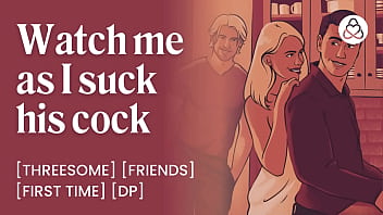 Preview 1 of Indea Mime - My husband and his best friend take turns fucking me | Amateur holiday threesome | DP creampie POV