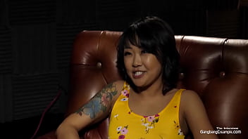 Preview 3 of Butt Bounces - Tiny asian gets creampied by 5