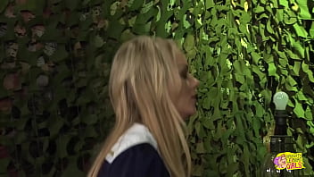 Preview 1 of Setps Mom - The thick blonde and brunette lesbos forget about the war when sharing a huge dildo