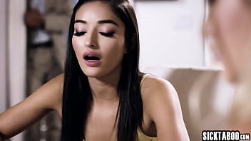 Preview 3 of Www Hot Xxxpornvideos Com - Dirty blonde babe seduced a petite teen and used her