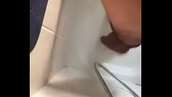 Preview 4 of Mom Son Friend Teach Sex - In der Dusche im Stehen 22 cm Dildo Schwanz in meine Arsch Fotze ( John )