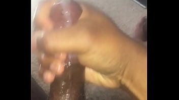 Preview 4 of Yoni Blood Sex - Stroking my dick and Cumming