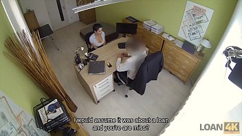 Preview 1 of Raped Tied To A Chair - LOAN4K. Brilliant lady Alex works with pussy to open her business