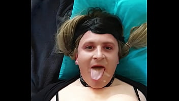 Preview 4 of Siad X Video Com - Super cumshot facial shemale ralenti