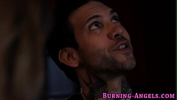Preview 2 of Czech Gav Gay - Pierced pussy banged tattooed goth sucks cock