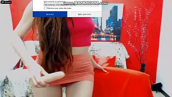 Preview 1 of Big Boob Nesa - Horny milf with glasses pleasures young guy via webcam