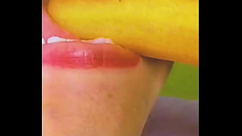 Preview 2 of Lamba Land Kichudai - Chew and swallow Chewed And Swallowed Vore Food Chewing teeth Mouth carrot Bite