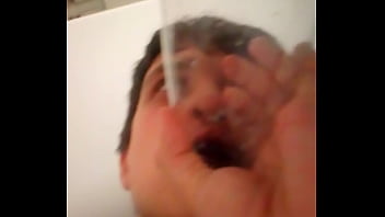 Preview 1 of Flower Tucci Mom - Drinking pee from a girl with big piss flaps using a funnel