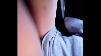 Preview 4 of Japanese Virgin Girl Defloration - me encanta coger Hermosa petite nalgona mexicana puta manoseandome en el uber saliendo de la escuela lista para coger