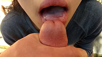 Preview 3 of 6 Scout - CLOSE UP CUM SWALLOWING IN PUBLIC