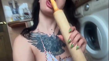 Preview 4 of Mia Khalifa In Plane - Brunette Masturbate Pussy and Orgasm in the Kitchen