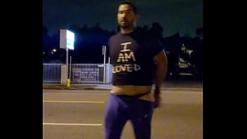 Preview 4 of Girl Kissing 3 - Fat butt latino public street twerk
