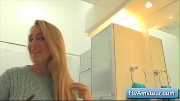Preview 1 of Desi Hot Xxxx - Hot big tit blonde amateur babe Zoey finger her juicy pink pussy outdoor and show her boobs in public
