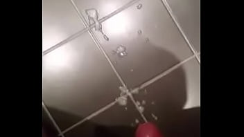 Preview 3 of Sauna Babali - Quick jerk off session and lots of cum on the floor ready to be licked up