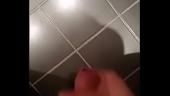 Preview 1 of Sauna Babali - Quick jerk off session and lots of cum on the floor ready to be licked up