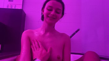 Preview 4 of Bfsex In Telugu - Cutie Enjoys Blowing In Bath